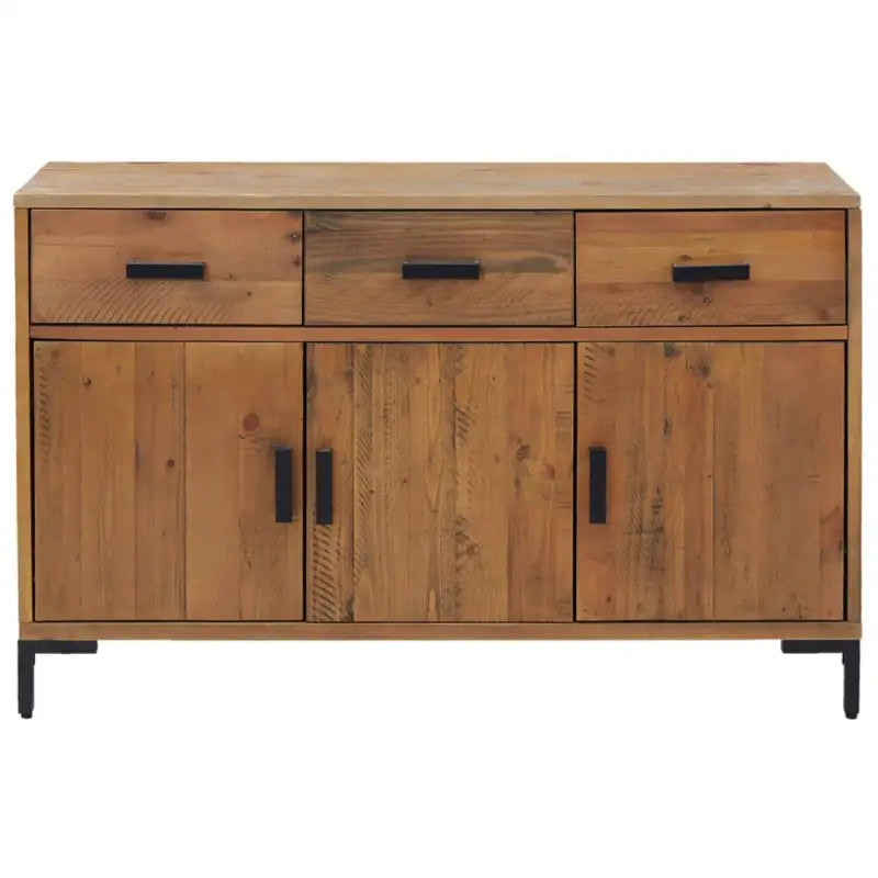 Dressoir van massief grenenhout met karakter voor elegante woonkamer - Dressoirs & buffetkasten