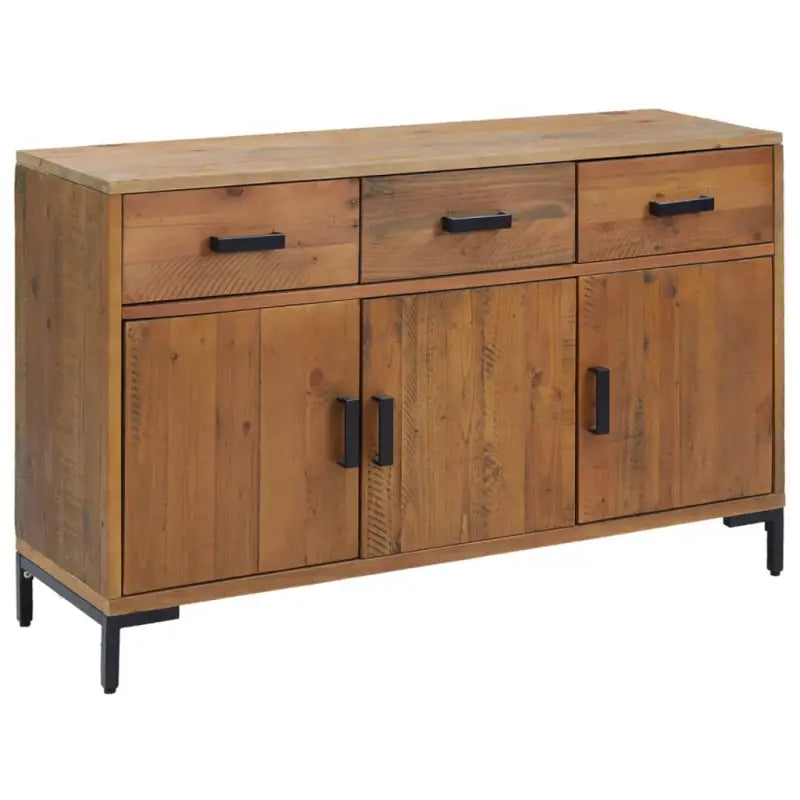Dressoir van massief grenenhout met karakter voor elegante woonkamer - Dressoirs & buffetkasten