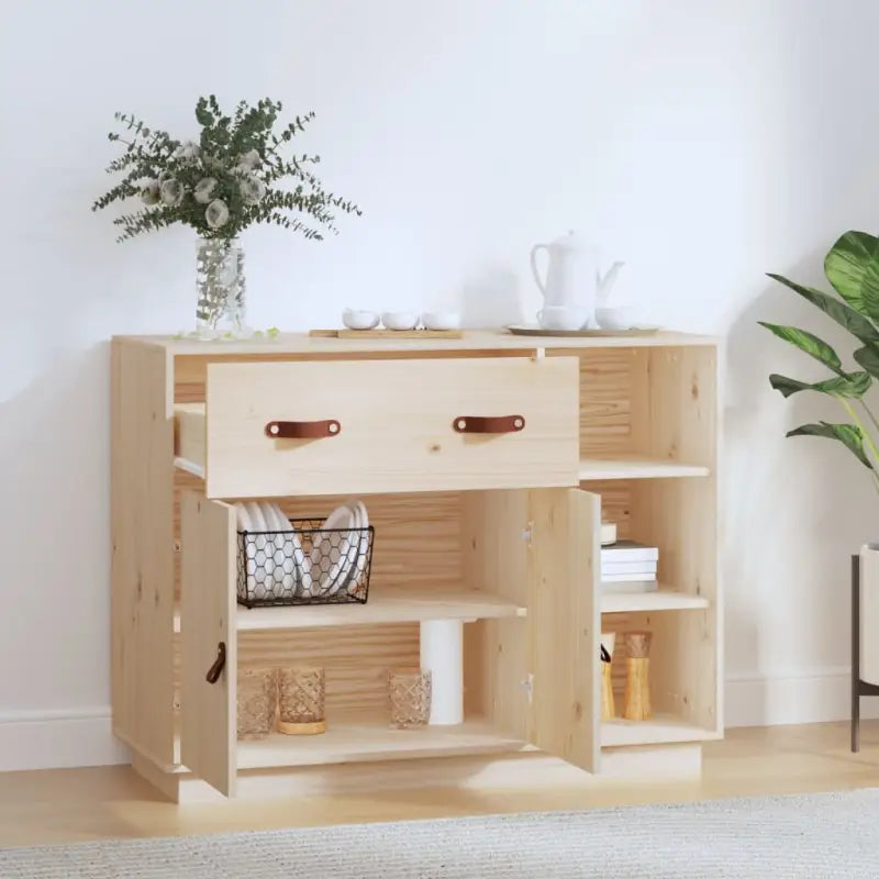 Dressoir van massief grenenhout voor een natuurlijke kamer uitstraling - Dressoirs & buffetkasten