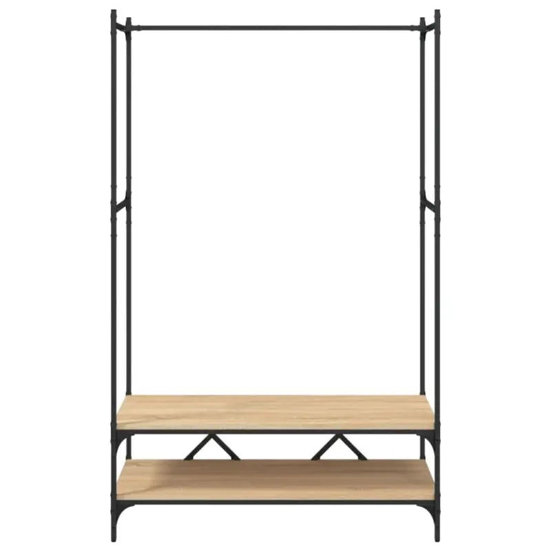 Duurzaam Kledingrek met bewerkt hout voor kastinrichting en opberggemak - Kledingrekken & kastinrichting