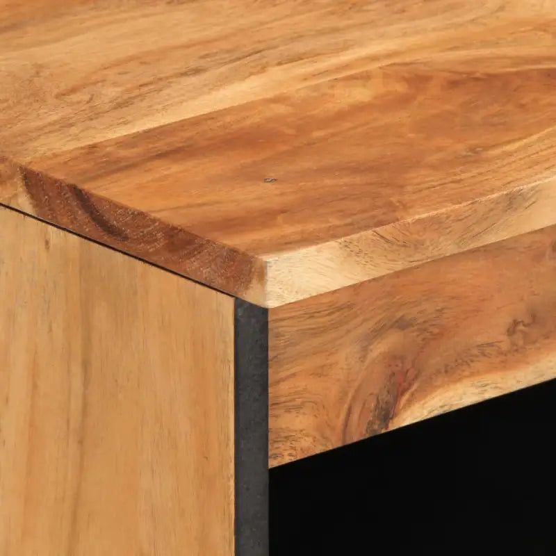 Duurzaam massief acaciahout opbergkast met industriële stijl - Opbergkasten & lockerkasten