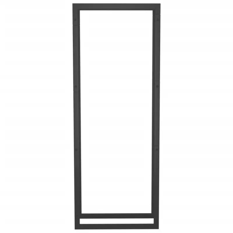 Duurzaam zwart staal brandhoutrek voor nette opslag - Brandhoutrekken