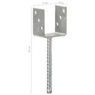 Duurzame Grondankerset met voorgeboorde gaten voor eenvoudige installatie - Grondankers