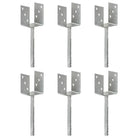 Duurzame Grondankerset met voorgeboorde gaten voor eenvoudige installatie - 8 x 6 x 30 cm / 6 - Grondankers