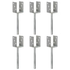 Duurzame Grondankerset met voorgeboorde gaten voor eenvoudige installatie - 7 x 6 x 30 cm / 6 - Grondankers