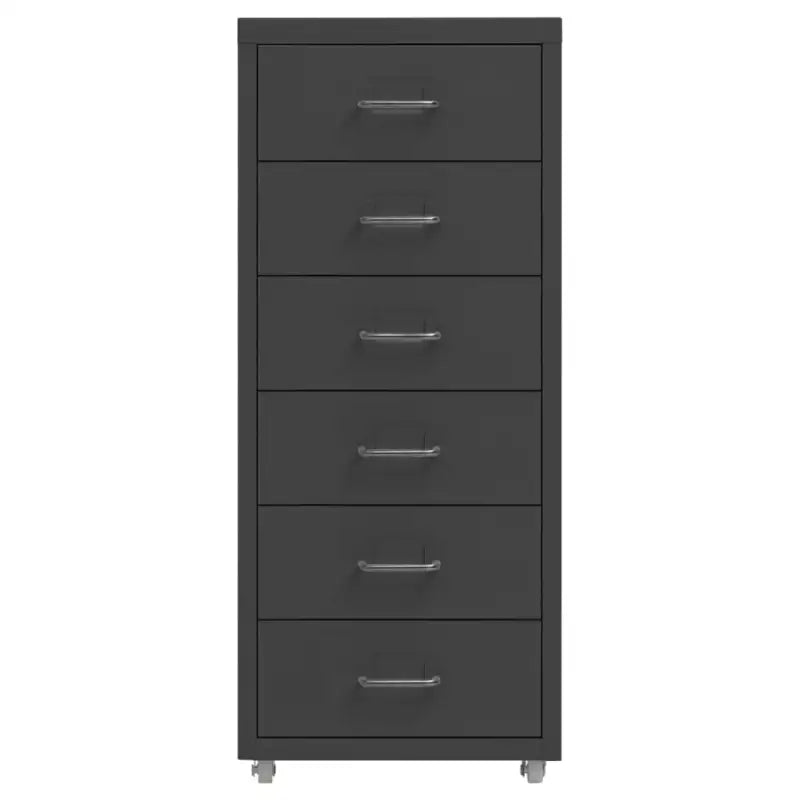 Duurzame metalen archiefkast met 6 lades gemakkelijk schoon voor documenten - Archiefkasten