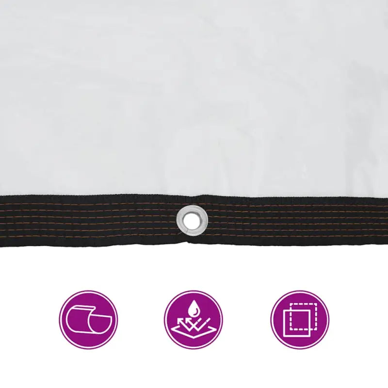 Duurzame PE-plantenhoes met zwart lint en zesrijige machinesteeklijnen - Mulch