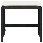 Duurzame poly rattan tuinkrukken voor een comfortabele zitervaring - Tuinpoefs