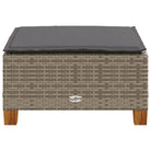 Duurzame tuinkruk met poly rattan en comfortabele zitervaring - Tuinpoefs