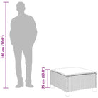 Duurzame tuinkruk met poly rattan en comfortabele zitervaring - Tuinpoefs