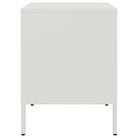 Eenvoudig schoon nachtkastje met industriële uitstraling van stevig staal - Nachtkastjes