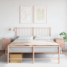 Eenvoudig schoon nachtkastje met industriële uitstraling van stevig staal - Roze / 2 - Nachtkastjes