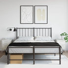 Eenvoudig schoon nachtkastje met industriële uitstraling van stevig staal - Wit / 2 - Nachtkastjes