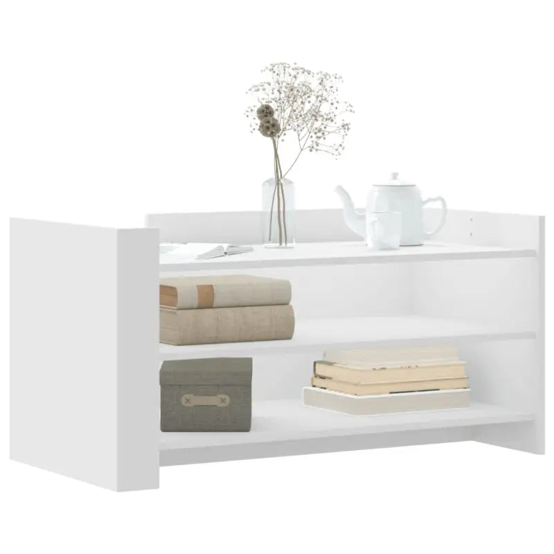 Eenvoudig schoon te maken salontafel van bewerkt hout met elegante uitstraling - Salontafels