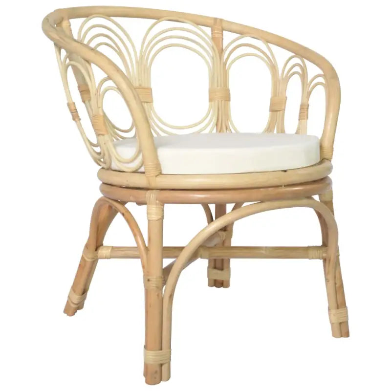 Eetkamerstoel van natuurlijk rattan voor comfort en duurzaamheid - Bruin / 1 - Eetkamerstoelen