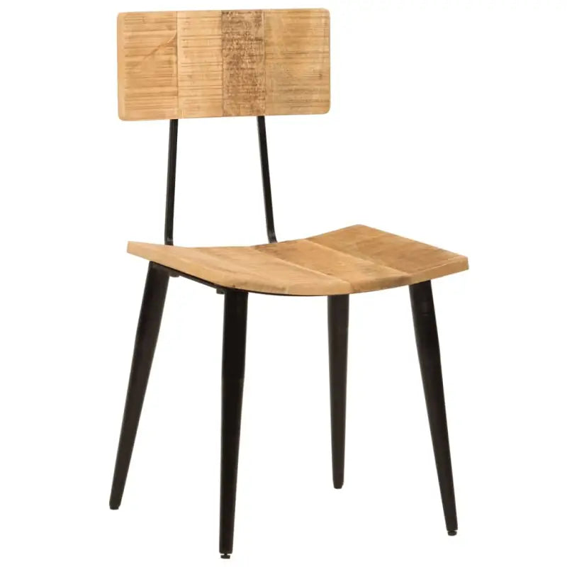 Eetkamerstoelen in antieke stijl van massief mangohout - Eetkamerstoelen