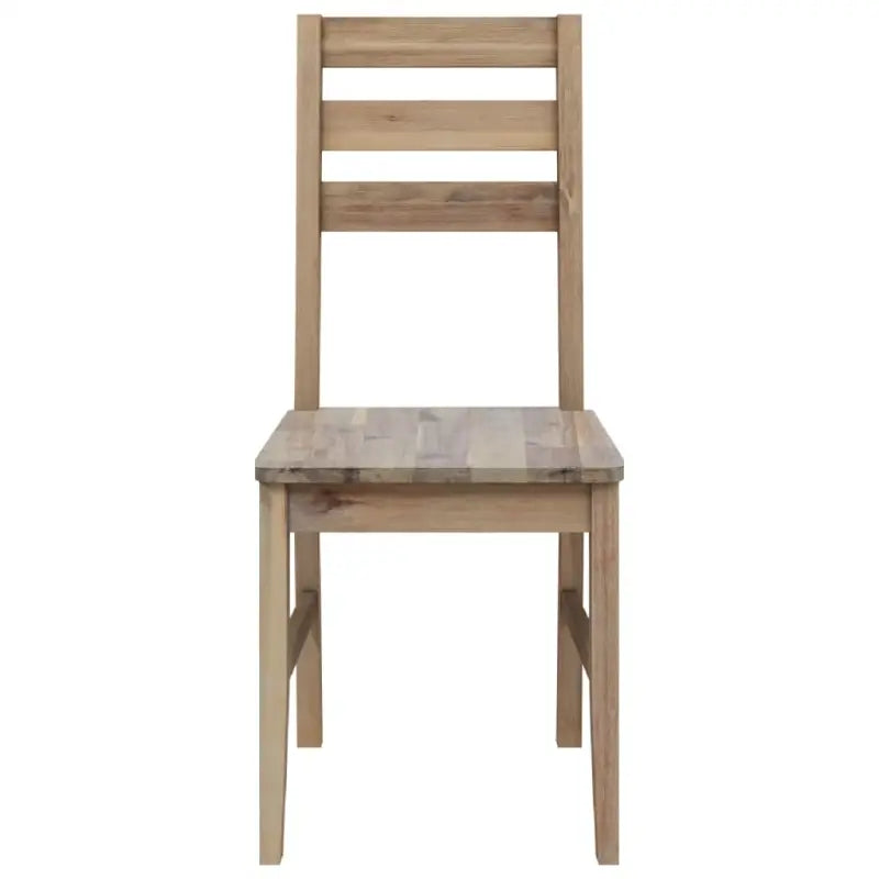 Eetkamerstoelen van massief acaciahout met levering bevat - Eetkamerstoelen