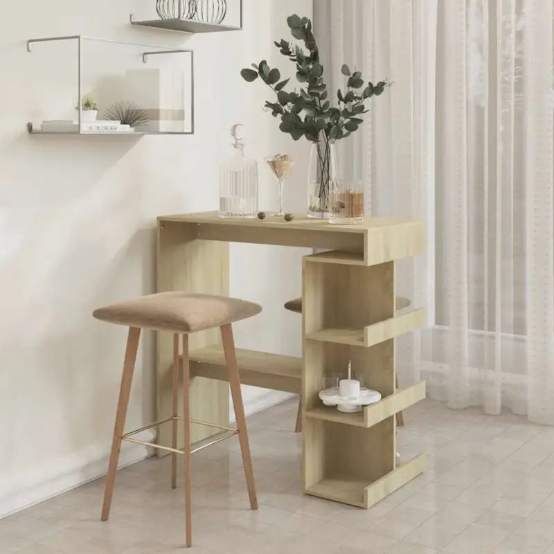 Eettafel in Sonoma Eiken voor kleine ruimtes en moderne keukens - Eettafels