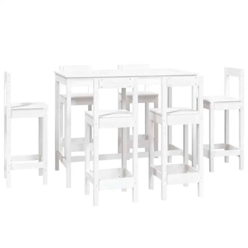 Eettafel met massief grenenhout voor gezellige maaltijden en wijnmomenten - Eetkamersets