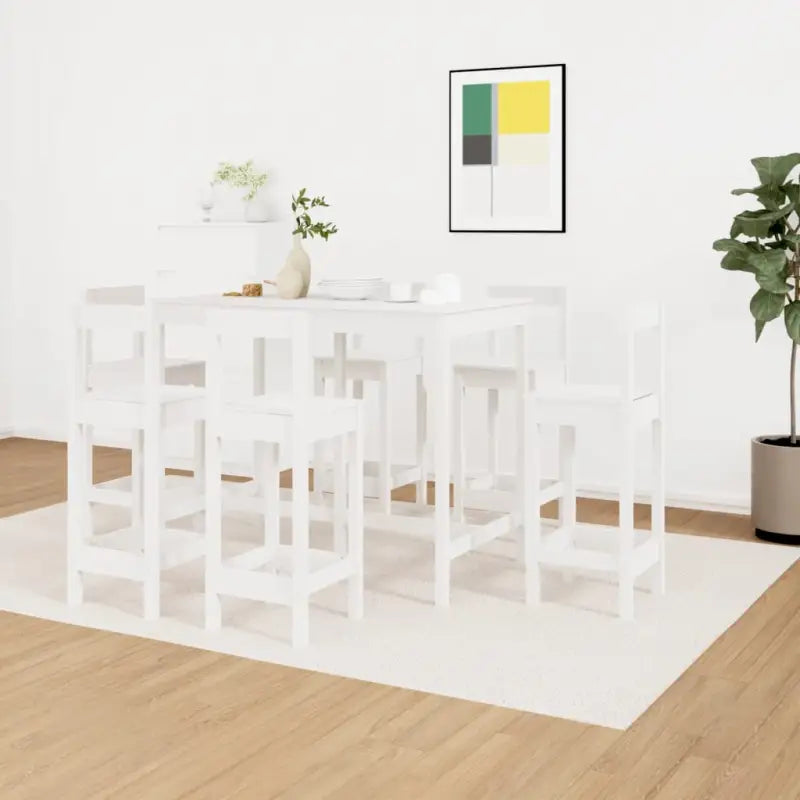 Eettafel met massief grenenhout voor gezellige maaltijden en wijnmomenten - Eetkamersets