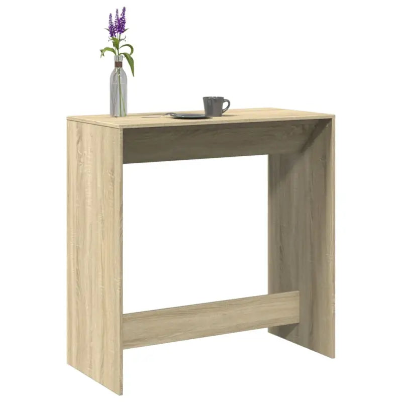 Eettafel van bewerkt hout in Grijs Sonoma voor duurzame stijl - Sonoma eiken / 1 / 102 cm - Eettafels