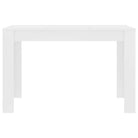 Eettafel van bewerkt hout met eenvoudig ontwerp en vochtige doek onderhouden - Eettafels