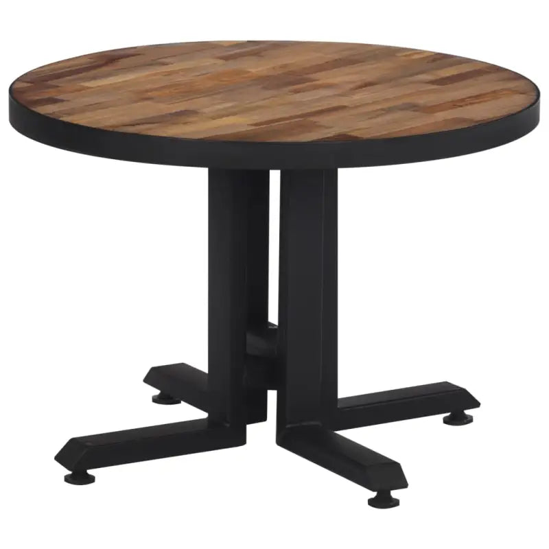 Eettafel van massief gerecycled teakhout met elegante uitstraling - 55 x 40 cm / 1 / Rond - Eettafels