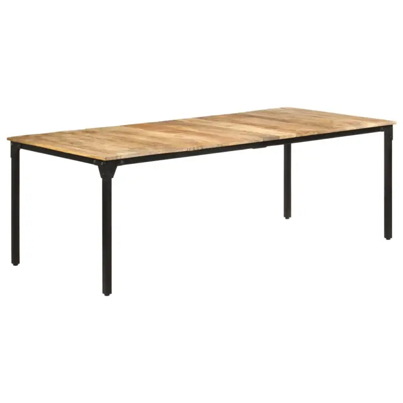 Eettafel van ruw mangohout voor een gezellige maaltijd - 220 x 100 x 76 cm / 1 - Eettafels