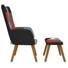 Elegant donker patchwork relaxstoel met modern ontwerp - Fauteuils & Relaxfauteuils