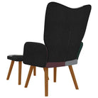 Elegant donker patchwork relaxstoel met modern ontwerp - Fauteuils & Relaxfauteuils