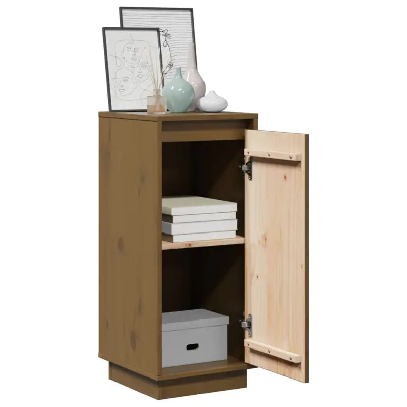 Elegant dressoir van massief grenenhout met klassieke uitstraling - Dressoirs & buffetkasten