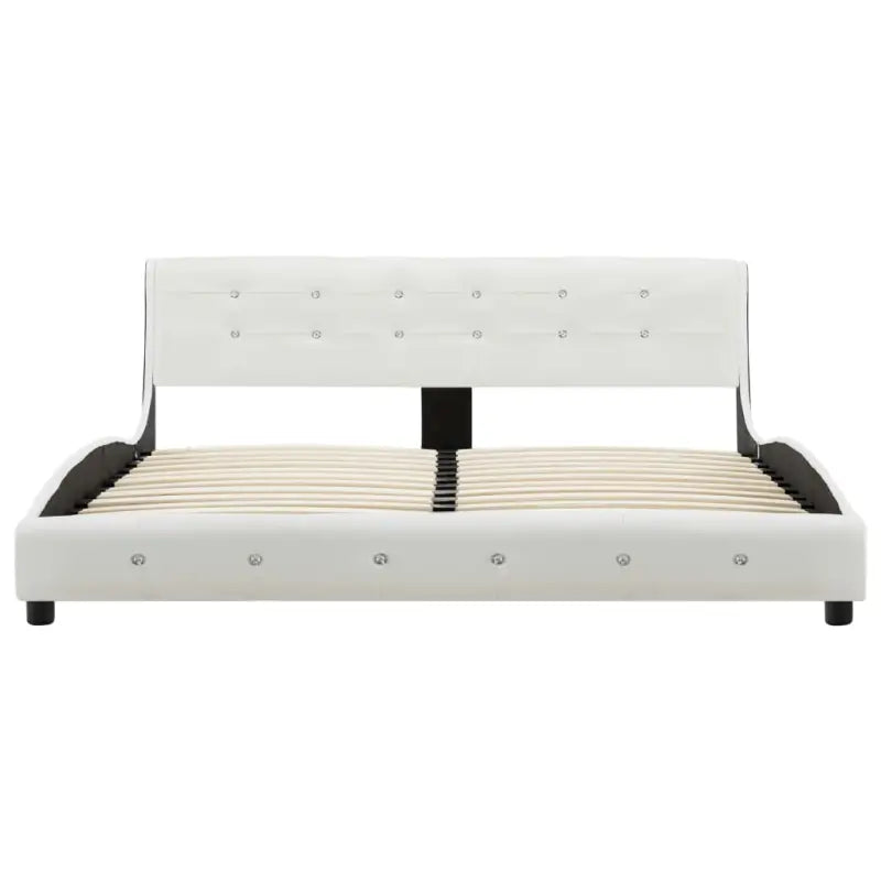 Elegant klassiek bedframe met stalen poten en gemakkelijk schoon te maken gevoerde hoes - Bedden & bedframes