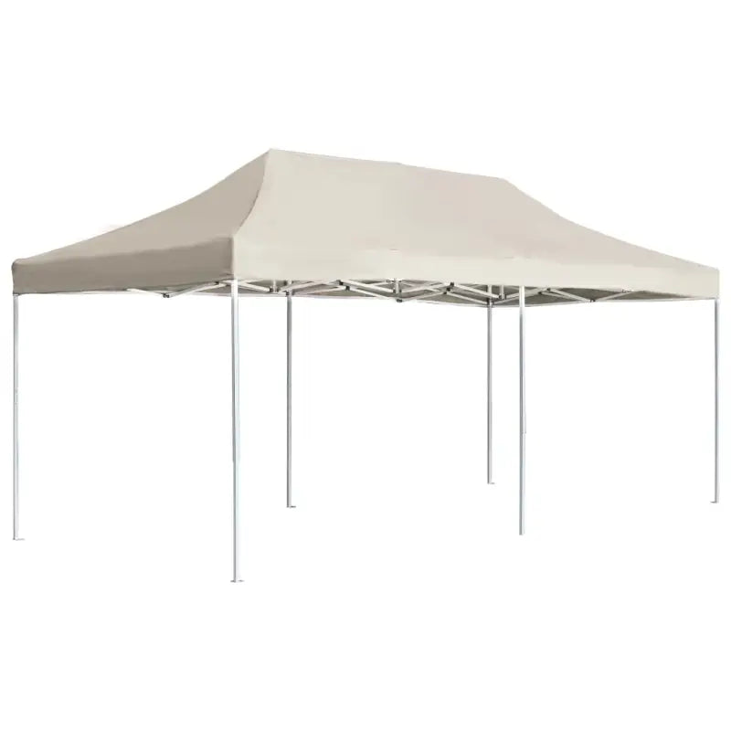 Elegant partytent van Oxford stof ideaal bij zware regen voor buitenevenementen - Crème / 6 x 3 m / 1 - Partytenten &