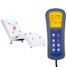 Elegante chaise longue met gegalvaniseerd stalen poten voor comfort - Chaises longues