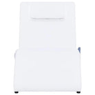 Elegante chaise longue met gegalvaniseerd stalen poten voor comfort - Chaises longues