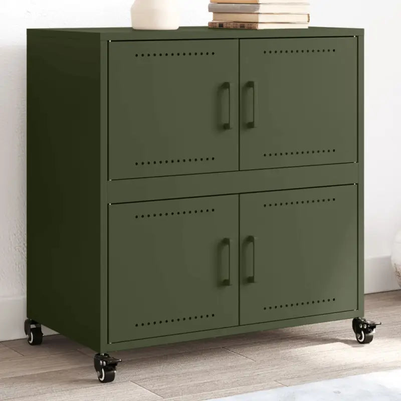 Elegante Dressoir van Duurzaam Staal voor een Moderne Look - Groen / 1 - Dressoirs & buffetkasten