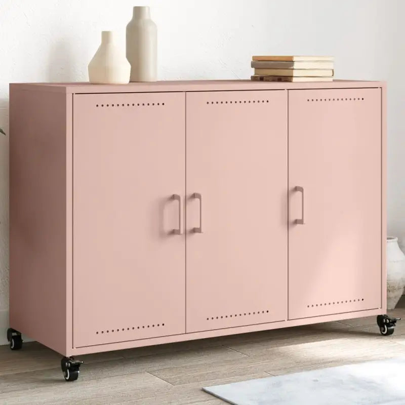 Elegante dressoir van duurzaam staal voor een stijlvolle woonkamer - Roze / 1 - Dressoirs & buffetkasten