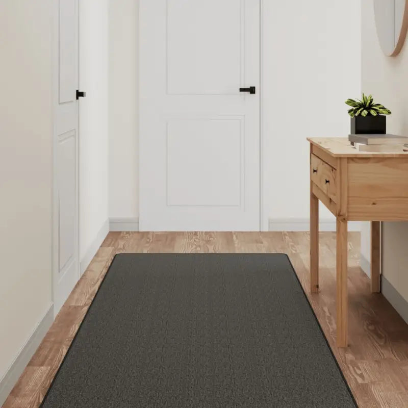 Elegante en praktische tapijtloper van polypropeen - Antraciet / 80 x 150 cm - Vloerkleden