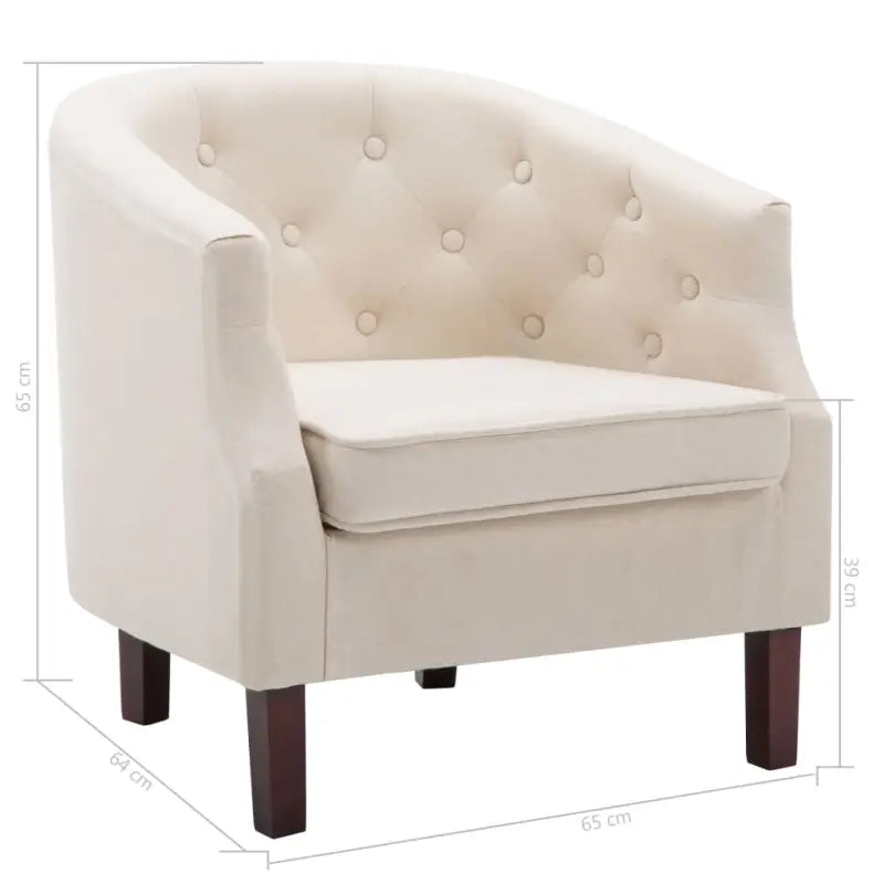 Elegante fauteuil voor een luxe inrichting van je interieur - Beige / 1 - Fauteuils & Relaxfauteuils