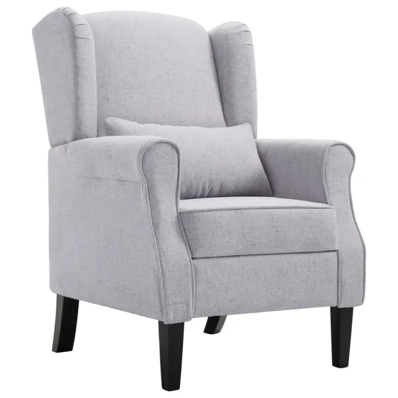 Elegante fauteuils inclusief kussen voor stijlvol comfort in huis - Lichtgrijs / 1 - Fauteuils & Relaxfauteuils