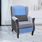 Elegante fauteuils inclusief kussen voor stijlvol comfort in huis - Patchwork / 1 - Fauteuils & Relaxfauteuils