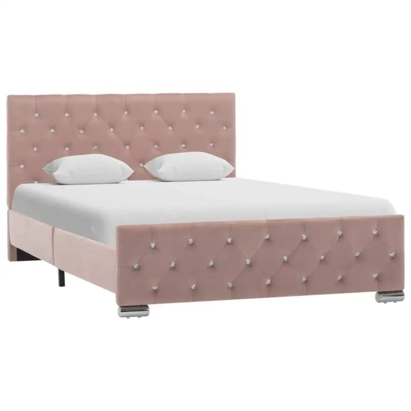 Elegante Klassieke Bedframe voor een Charmante Slaapkamer - Roze / 120 x 200 cm - Bedden & bedframes