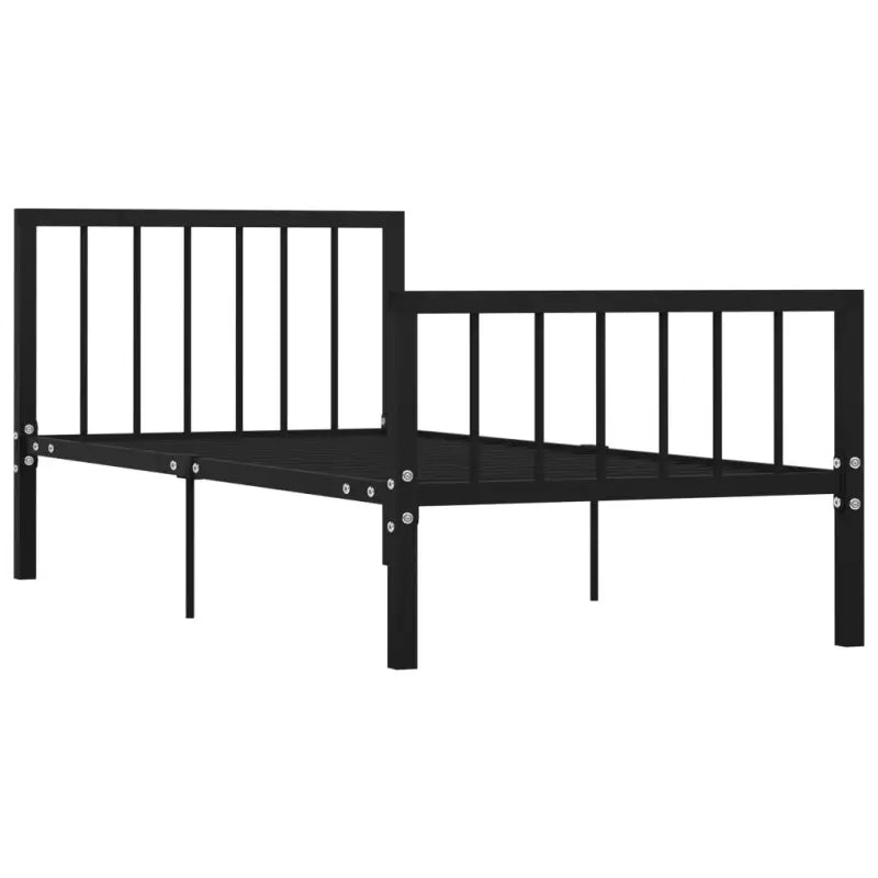 Elegante metalen bedframe met stevige ondersteuning - Bedden & bedframes