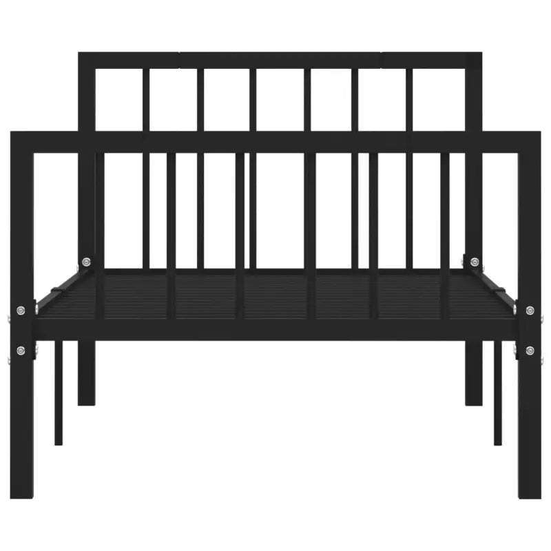 Elegante metalen bedframe met stevige ondersteuning - Bedden & bedframes