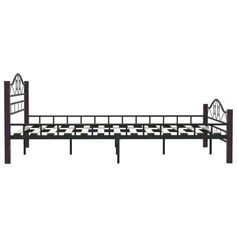 Elegante metalen bedframe met stevige ondersteuning - Bedden & bedframes