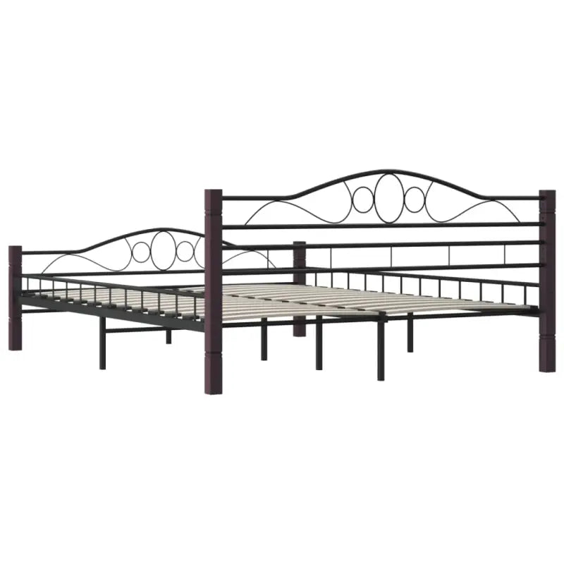 Elegante metalen bedframe met stevige ondersteuning - Bedden & bedframes