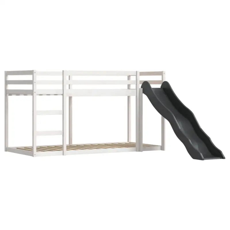 Elegante metalen stapelbed van massief grenenhout voor weinig ruimte - Bedden & bedframes
