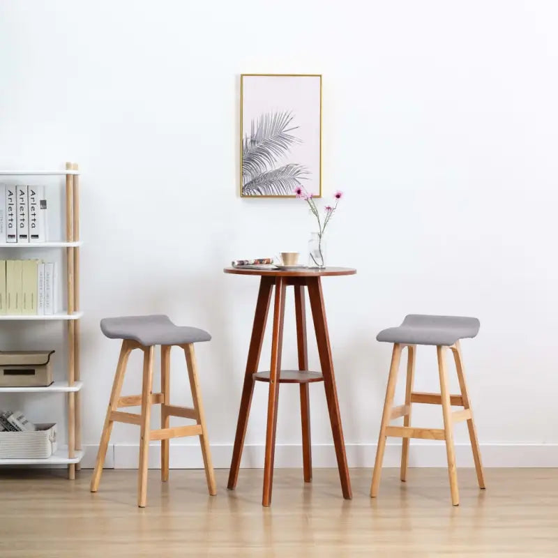 Elegante moderne barkrukken voor een stijlvolle interieurupgrade - lichtgrijs en lichtbruin / 2 - Barkrukken
