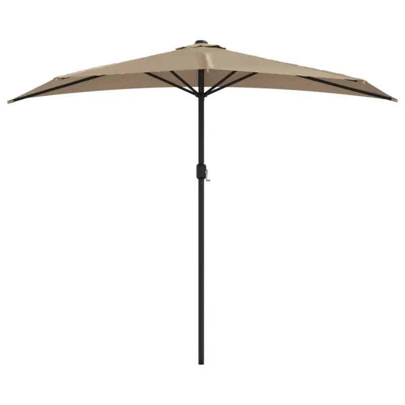 Elegante parasol met aluminium paal en stalen baleinen voor schaduw - Parasols en zonneschermen