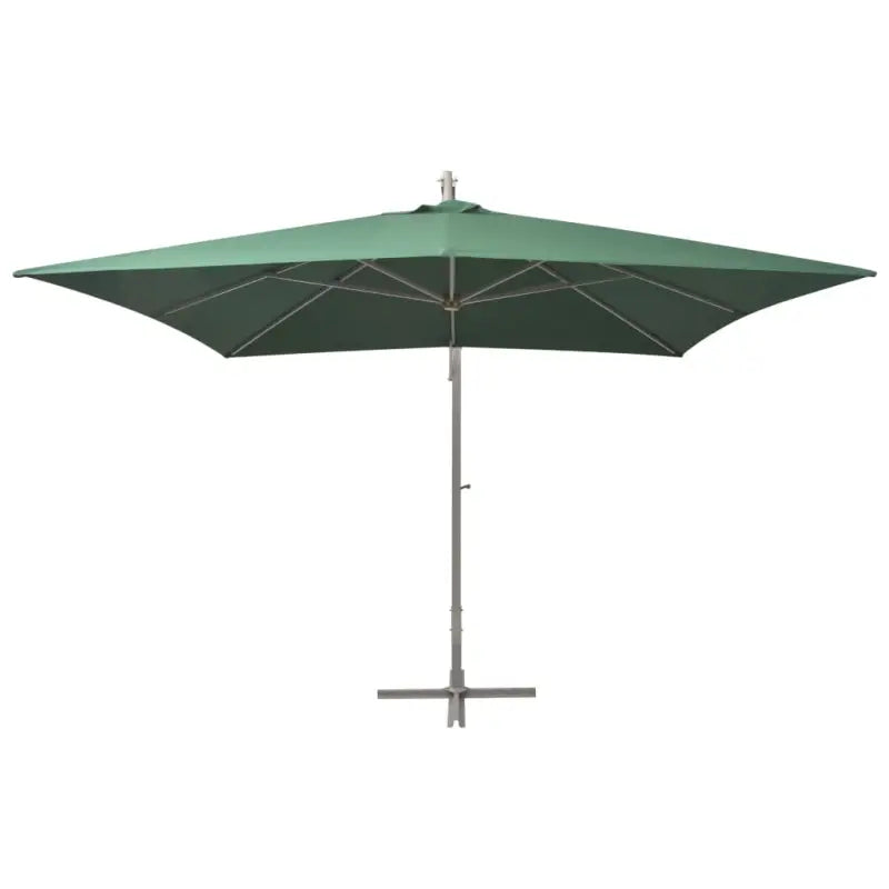 Elegante parasol met aluminium paal en UV-bestendige doek - Groen - Parasols en zonneschermen